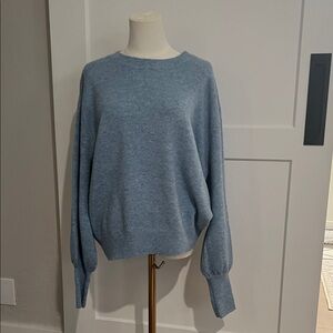Karen Kane Blue Crew Neck Sweater